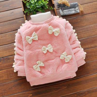 0-4years custom designs winter boutique children newborn toddler kids baby boy knit bowknot fur knit sweater