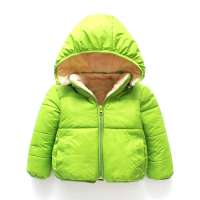 Winter Baby Clothing Jacket Coat Classic Outdoor Winter Kids Warm pure color Coat long Sleeve Jacket Custom