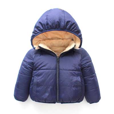 Cheap children winter cotton-padded jacket custom kids boys and girls wadded winter warm coat baby clothing jackets